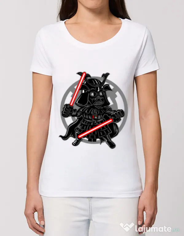 Tricou STANLEY STELLA dama Darkside Samurai Alb