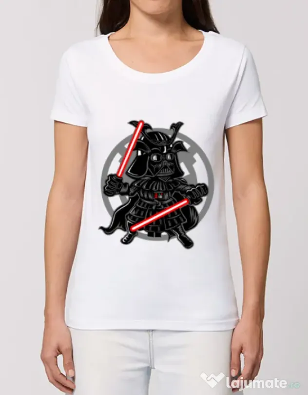 Tricou STANLEY STELLA dama Darkside Samurai Alb