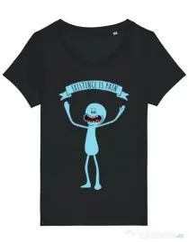 Tricou STANLEY STELLA dama Existence is pain Negru