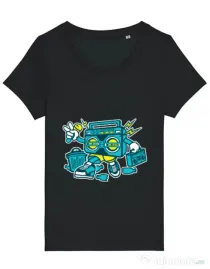 Tricou STANLEY STELLA dama Boombox Negru