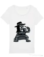 Tricou STANLEY STELLA dama Fighting Vendetta Alb