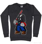 Bluza ADLER dama Darth plumber Negru melanj