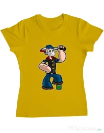 Tricou ADLER dama Sailor Mass Murderer Galben