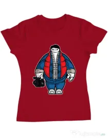 Tricou ADLER dama Baymarty Rosu