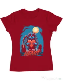 Tricou ADLER dama Steal Heart Rosu