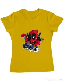 Tricou ADLER dama Deadrace Galben