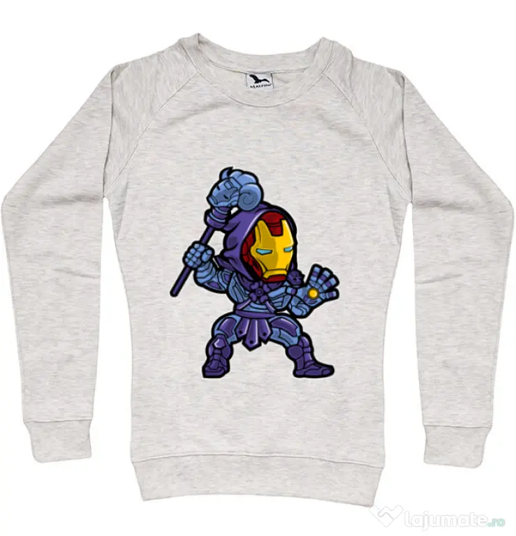 Bluza ADLER dama Iron Skeletor Migdala melanj