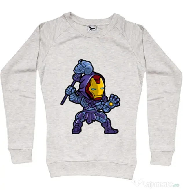 Bluza ADLER dama Iron Skeletor Migdala melanj