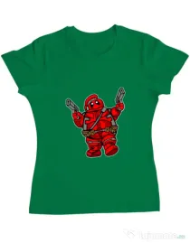 Tricou ADLER dama Marshmallow Merc Verde mediu