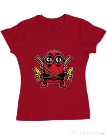 Tricou ADLER dama Minionpool Rosu