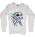 Bluza ADLER dama Astronaut Ice Cream Migdala melanj