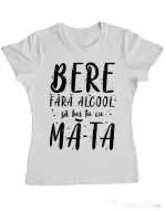 Tricou ADLER dama Bere fara alcool Alb
