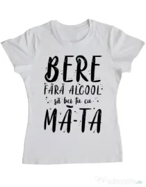 Tricou ADLER dama Bere fara alcool Alb