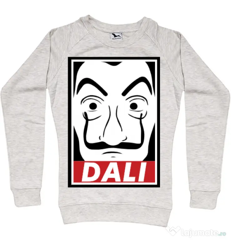 Bluza ADLER dama Dali mask Migdala melanj