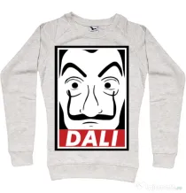 Bluza ADLER dama Dali mask Migdala melanj