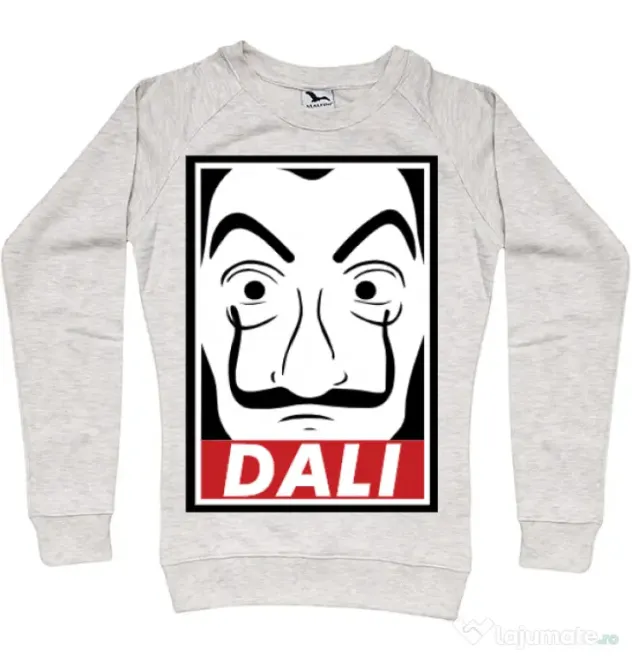 Bluza ADLER dama Dali mask Migdala melanj
