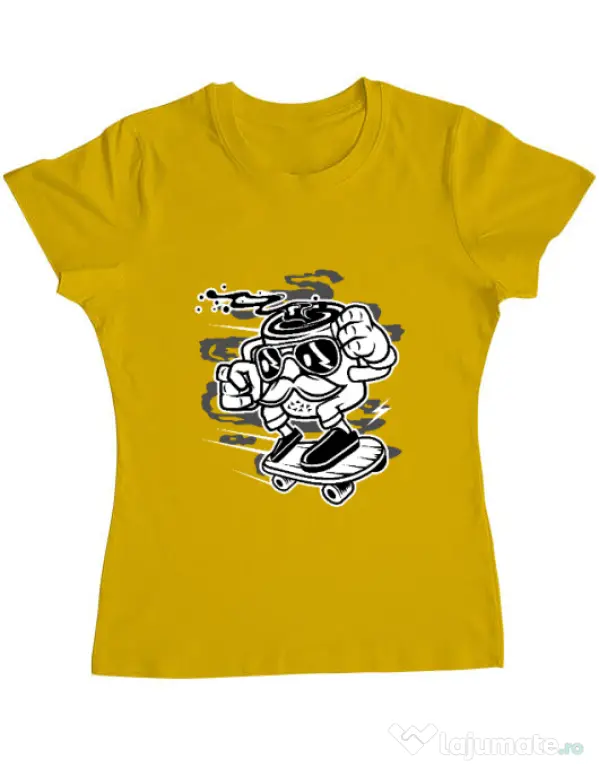 Tricou ADLER dama Mr Coffee Galben
