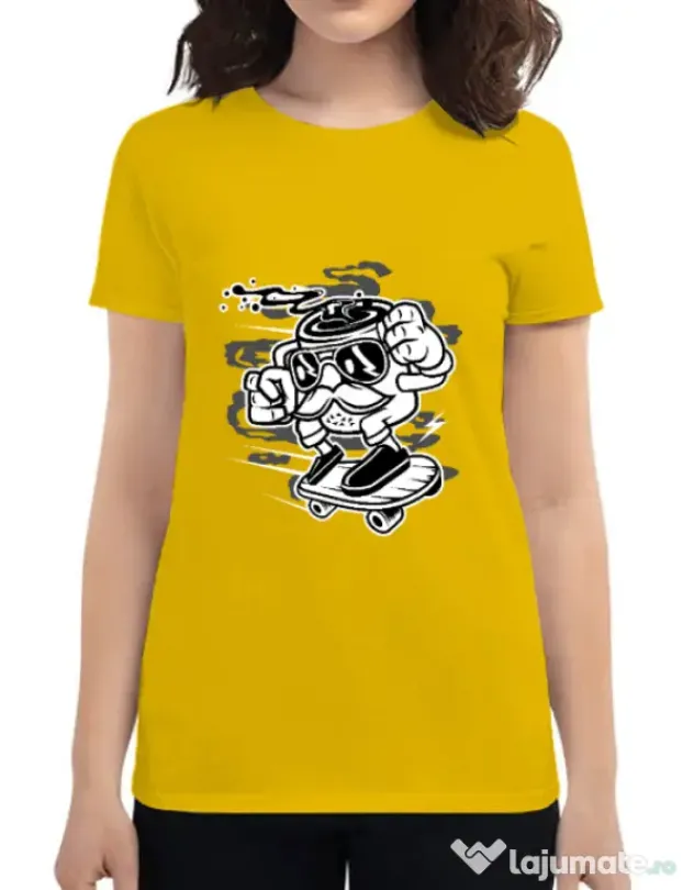 Tricou ADLER dama Mr Coffee Galben