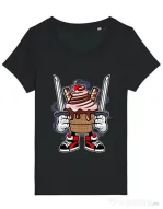 Tricou STANLEY STELLA dama Ice Cream Ninja Negru