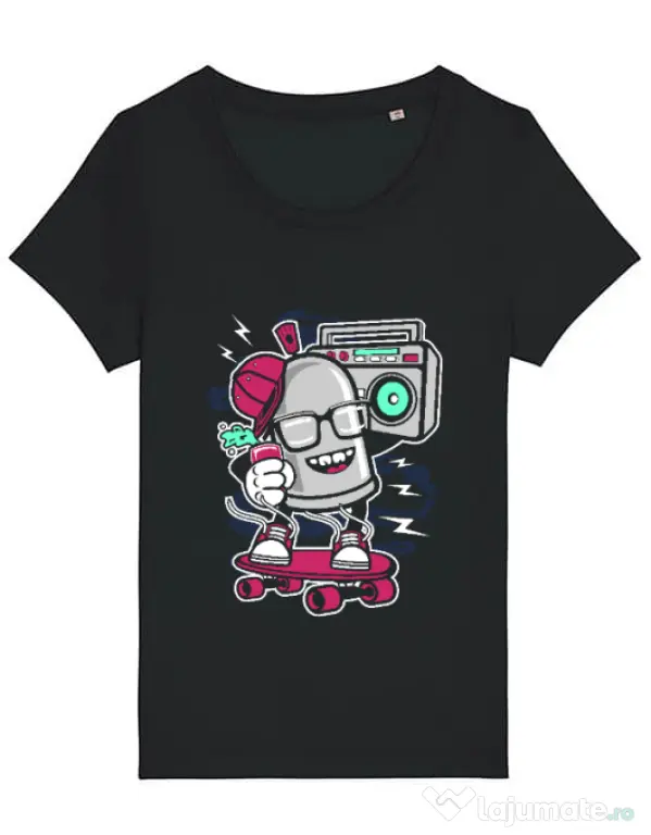 Tricou STANLEY STELLA dama Street Bomber Negru