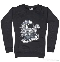 Bluza ADLER dama Space Racer Negru melanj