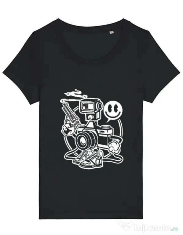 Tricou STANLEY STELLA dama Shooter Negru