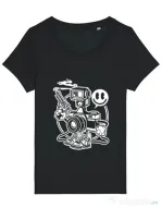 Tricou STANLEY STELLA dama Shooter Negru