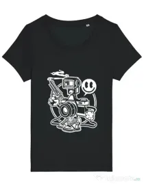 Tricou STANLEY STELLA dama Shooter Negru
