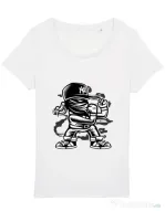 Tricou STANLEY STELLA dama Fighter Alb