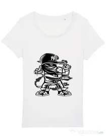 Tricou STANLEY STELLA dama Fighter Alb