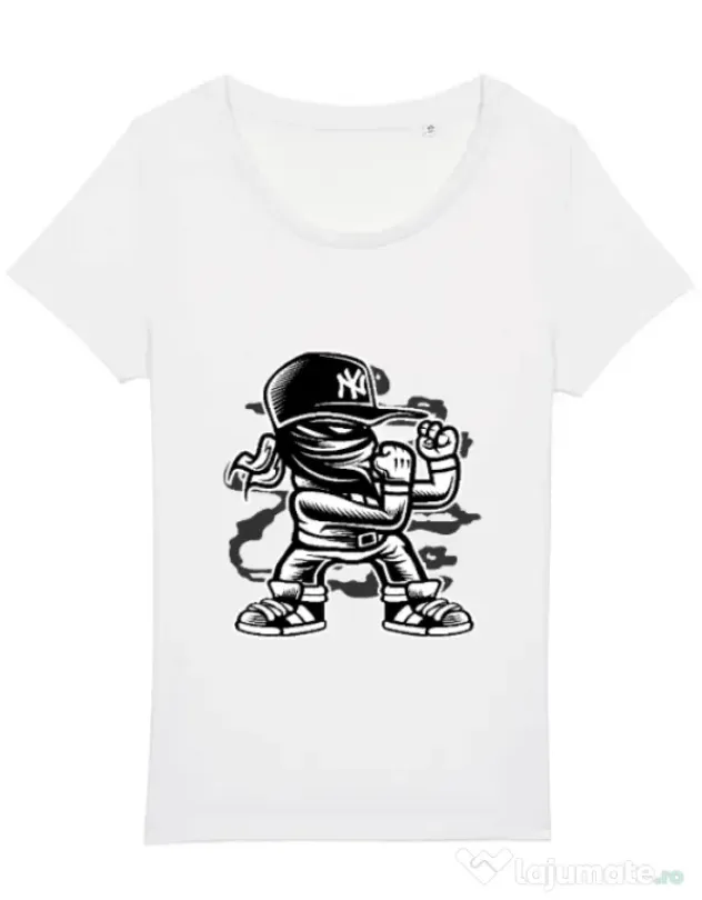 Tricou STANLEY STELLA dama Fighter Alb
