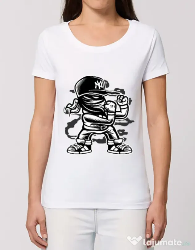 Tricou STANLEY STELLA dama Fighter Alb