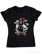 Tricou ADLER dama Brick Gamers Negru