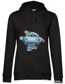 Hoodie dama cu gluga Game On Negru