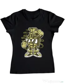 Tricou ADLER dama Grenade Negru