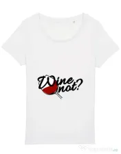 Tricou STANLEY STELLA dama Wine not Alb 