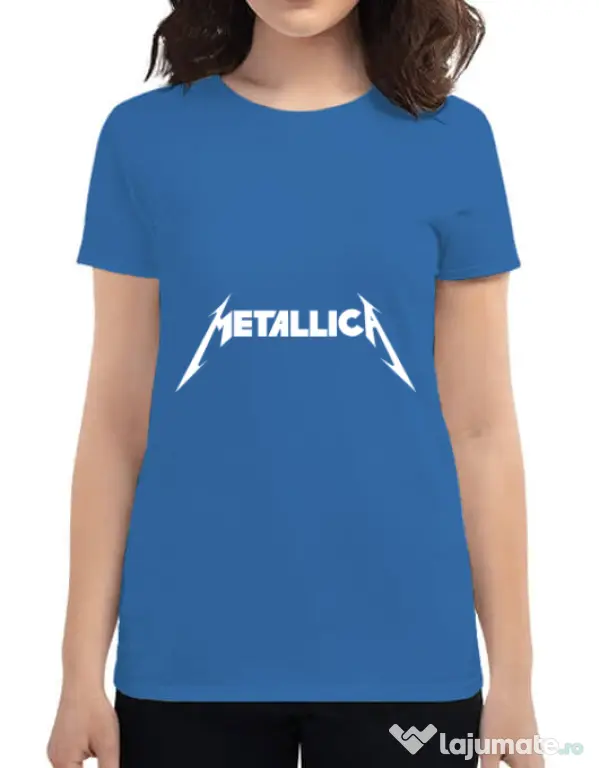 Tricou ADLER dama Metallica Albastru azuriu
