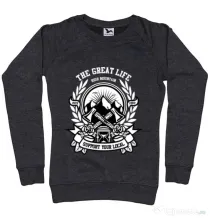 Bluza ADLER dama Axe Negru melanj