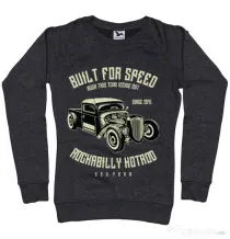 Bluza ADLER dama Built For Speed Negru melanj