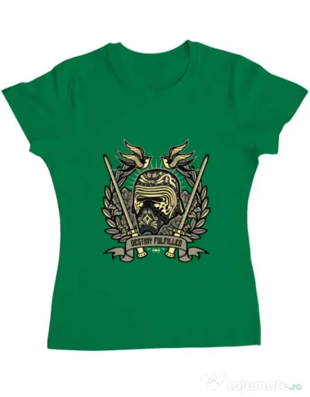 Tricou ADLER dama Destiny Fulfilled Verde mediu