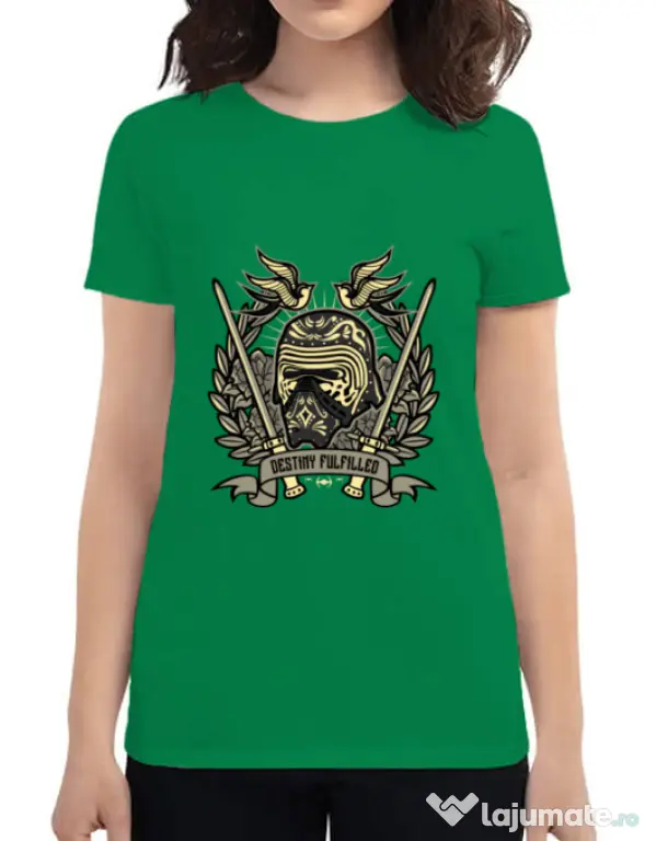 Tricou ADLER dama Destiny Fulfilled Verde mediu