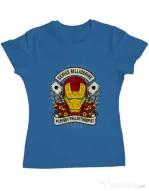 Tricou ADLER dama Genius Billionaire Albastru azuriu