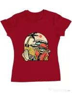 Tricou ADLER dama Have a Break Rosu