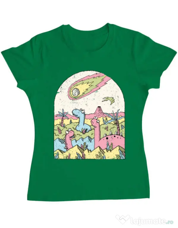 Tricou ADLER dama Asteroid Verde mediu