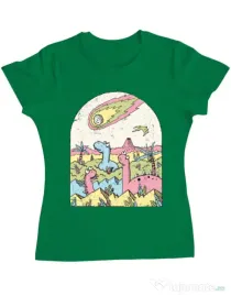Tricou ADLER dama Asteroid Verde mediu