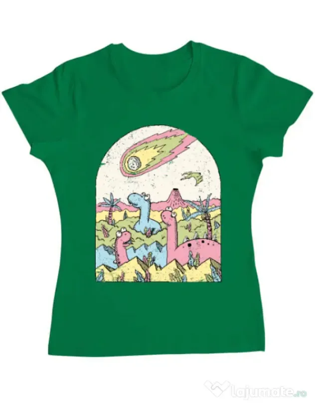 Tricou ADLER dama Asteroid Verde mediu