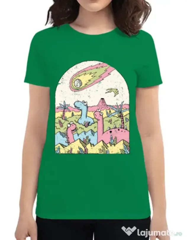 Tricou ADLER dama Asteroid Verde mediu