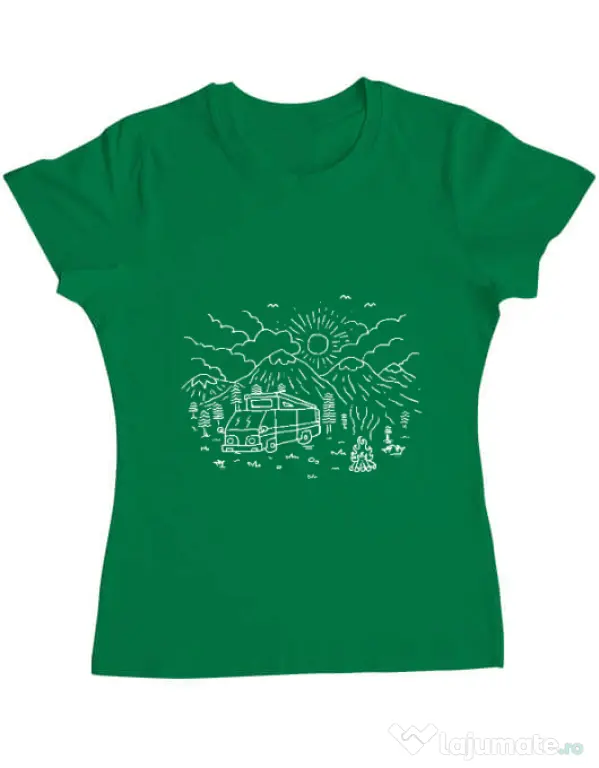 Tricou ADLER dama Wander Verde mediu