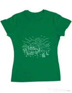 Tricou ADLER dama Wander Verde mediu