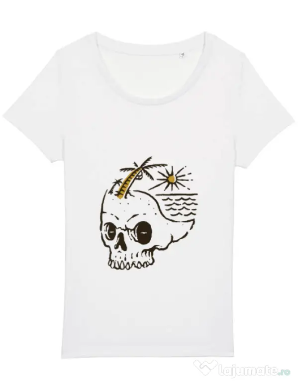 Tricou STANLEY STELLA dama Skull Island Alb